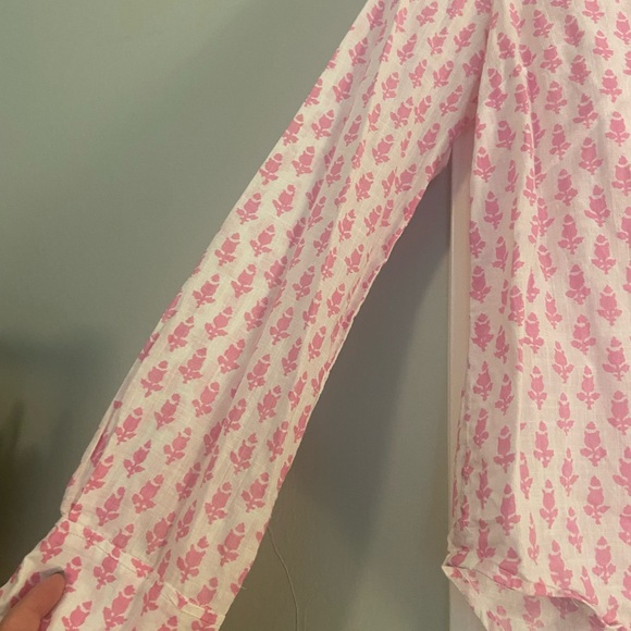 J. Crew Pink Thistle Popover size:8 - Picture 5 of 10